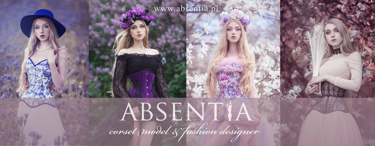 Model, photo: Absentia Corset: Royal Black Couture & Corsetry